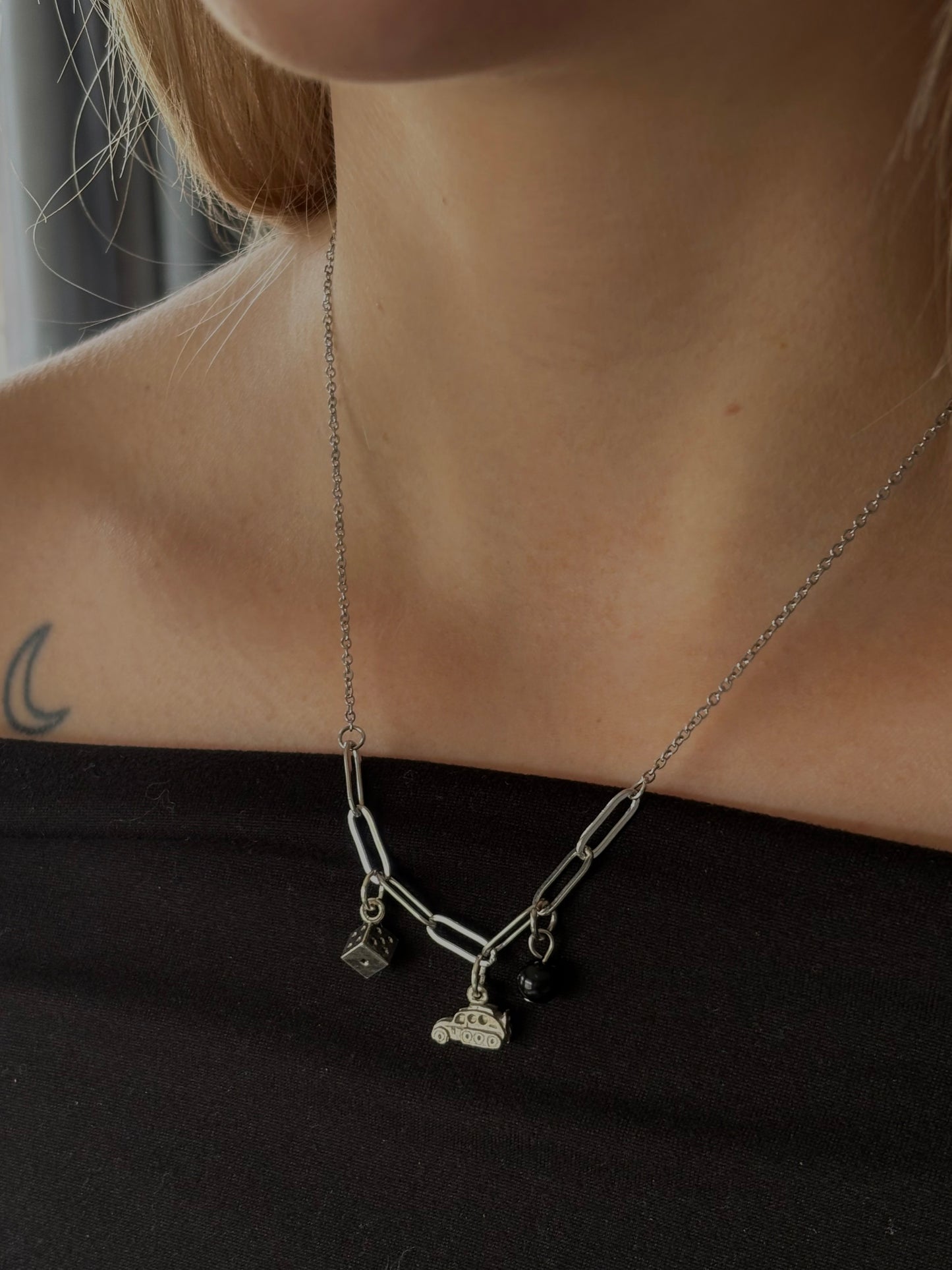 Fast Car Charm Necklace