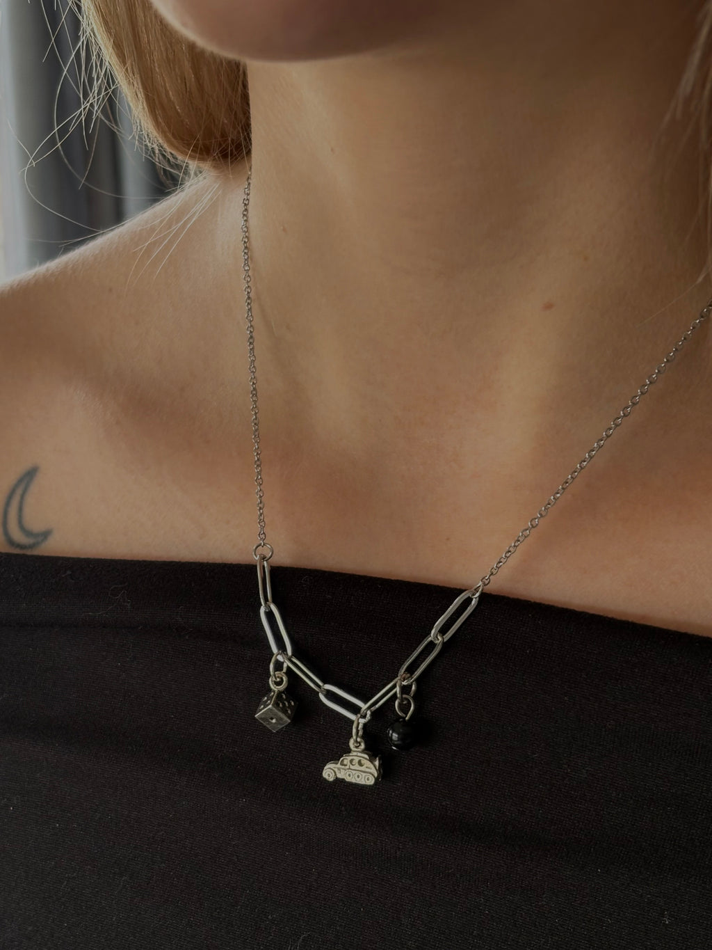 Fast Car Charm Necklace