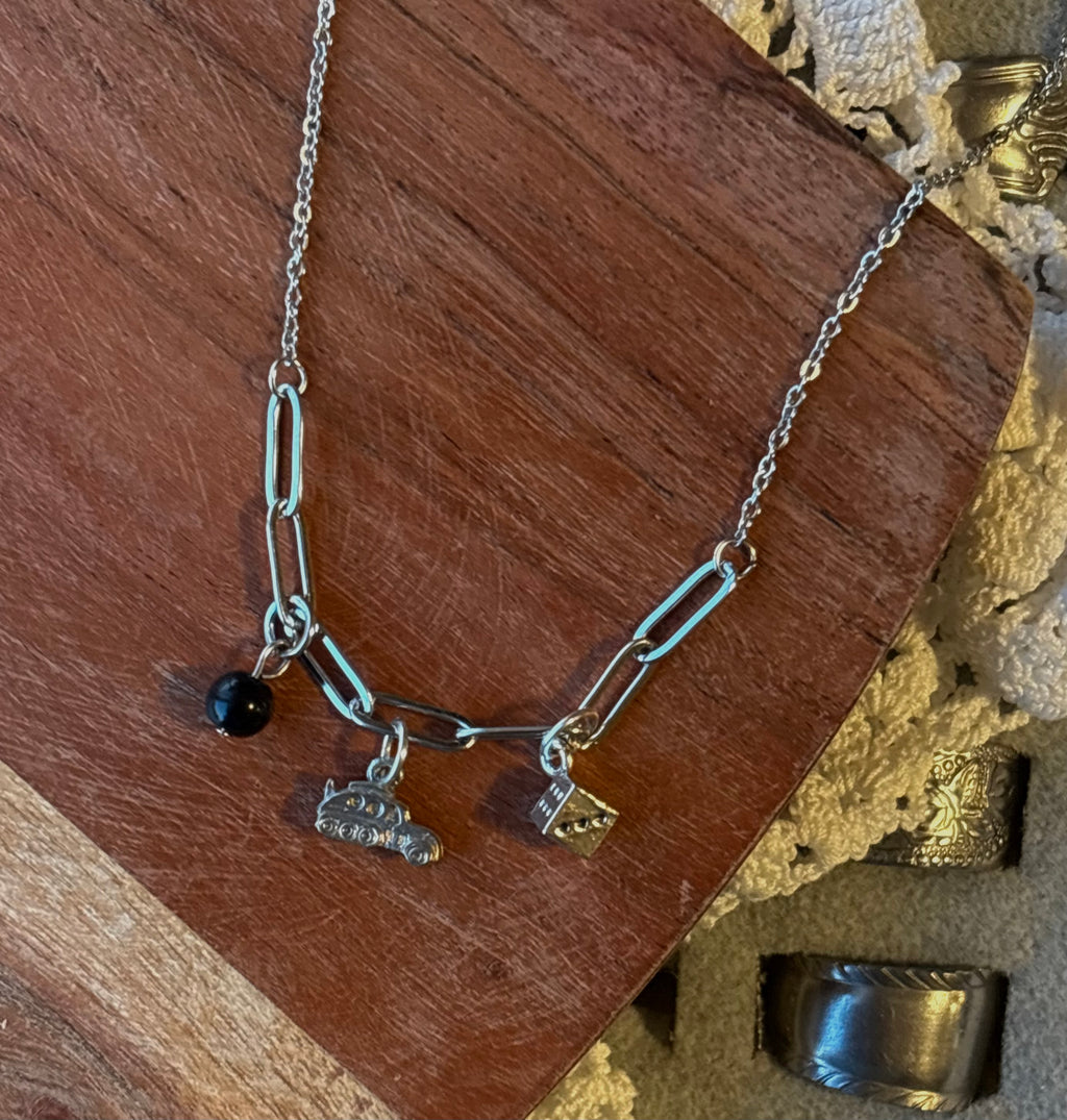 Fast Car Charm Necklace