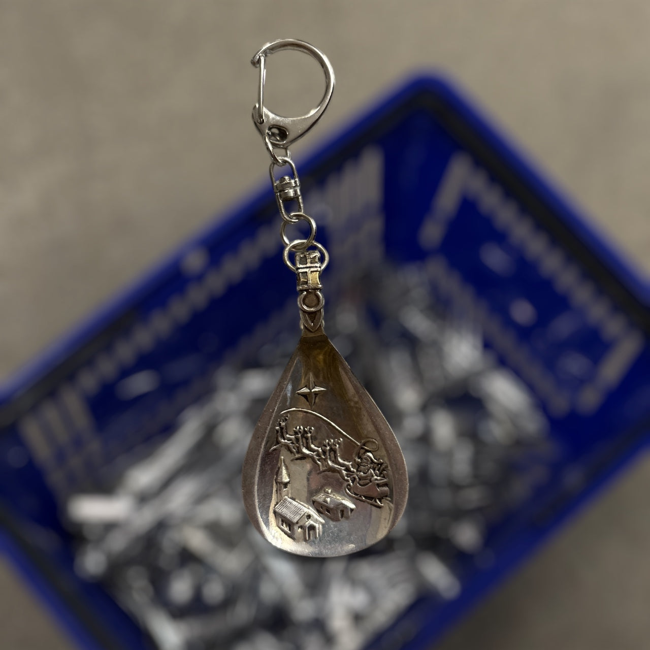 Christmas Bag charm/ keychain