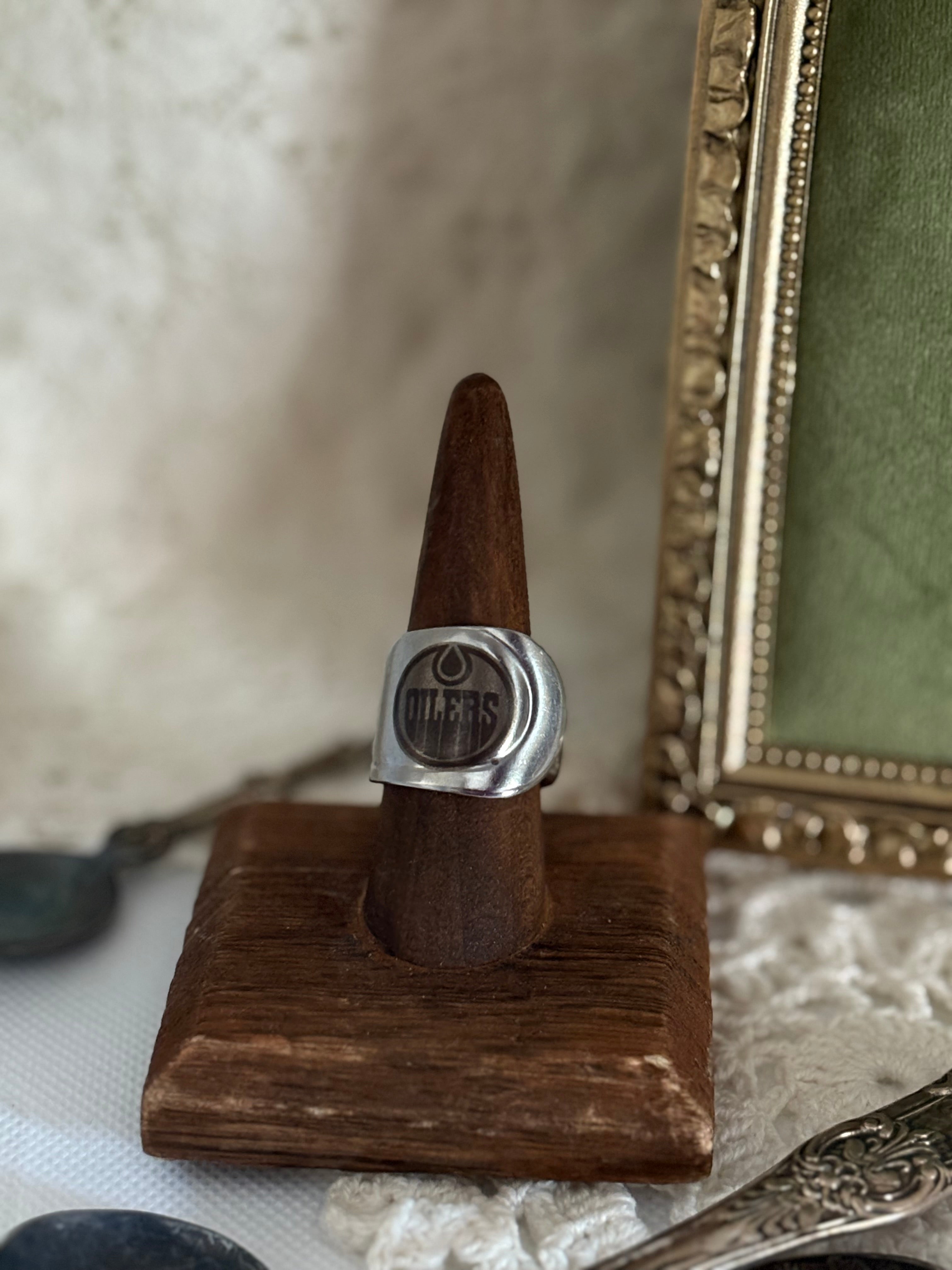 Oilers Spoon Ring