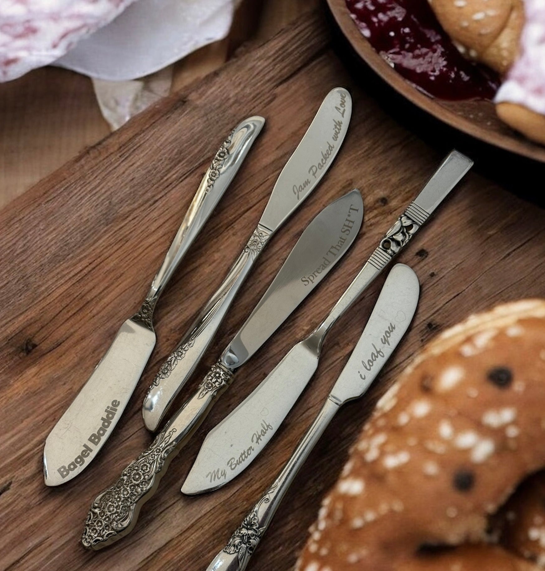 Engraved Butter Knife