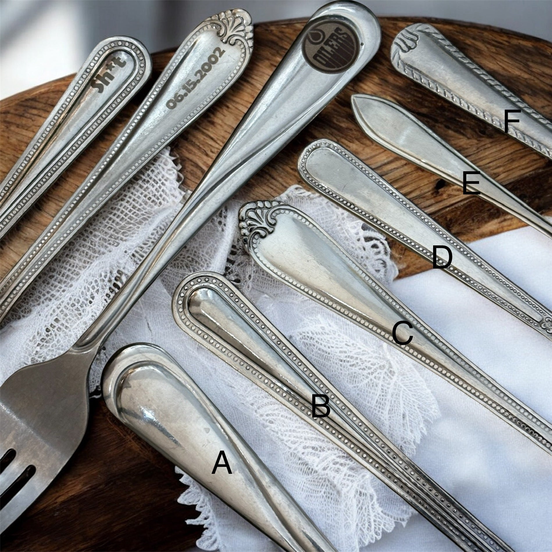 Custom Engraved Spoon Ring *Saying