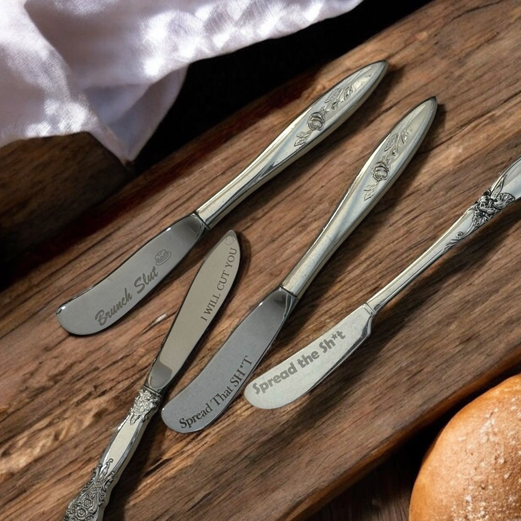 Engraved Butter Knife