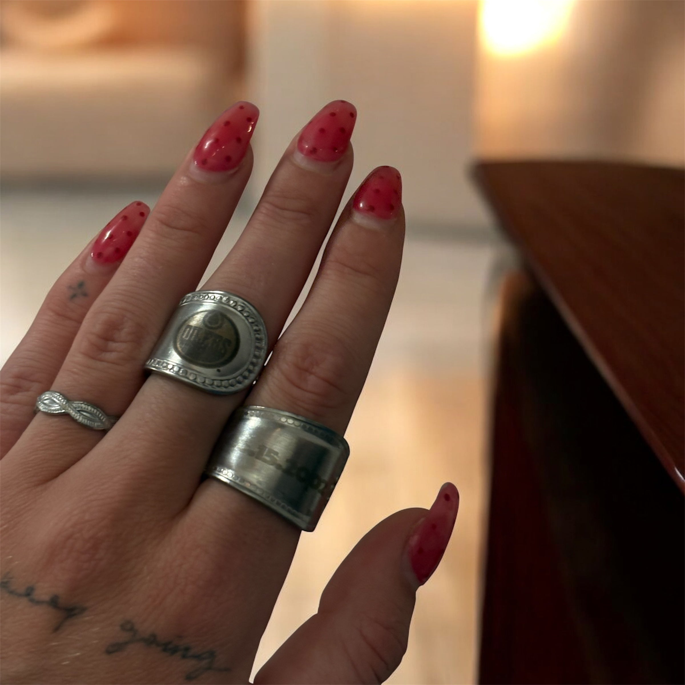 Custom Engraved Spoon Ring *Saying