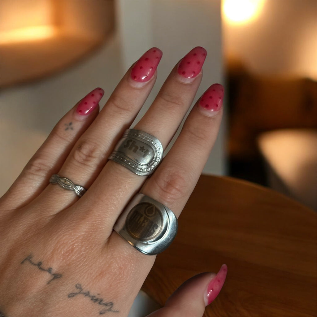 Custom Engraved Spoon Ring *Saying